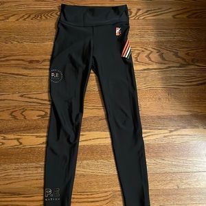 Upscale workout pants- cool stripe details